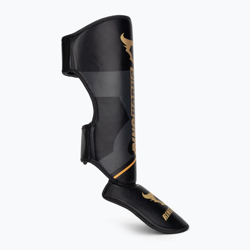 Захисники гомілки та стоп Venum Ringhorns Charger Shin black/gold 2