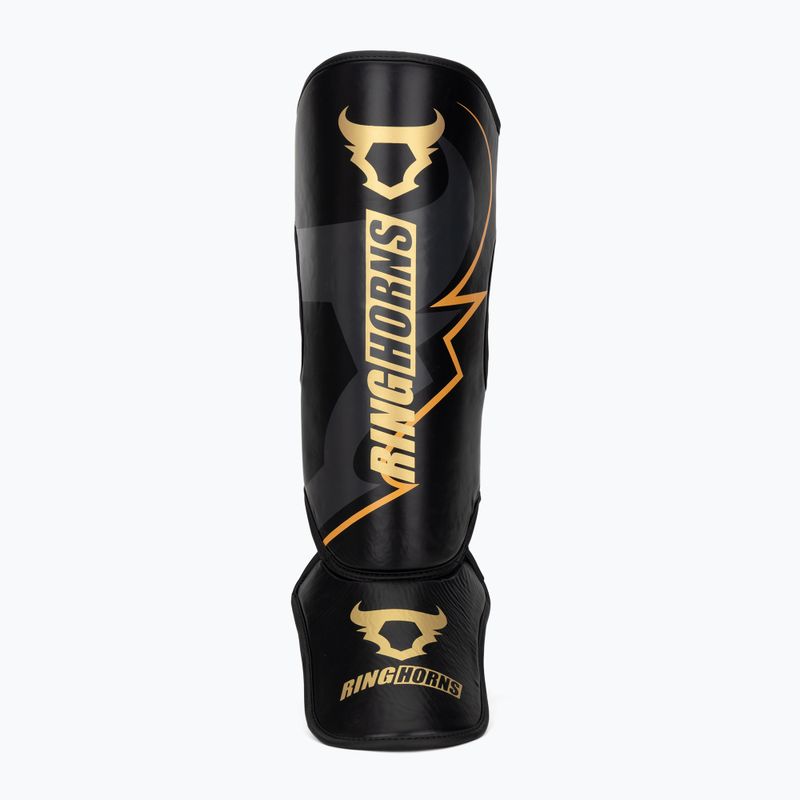 Захисники гомілки та стоп Venum Ringhorns Charger Shin black/gold 4