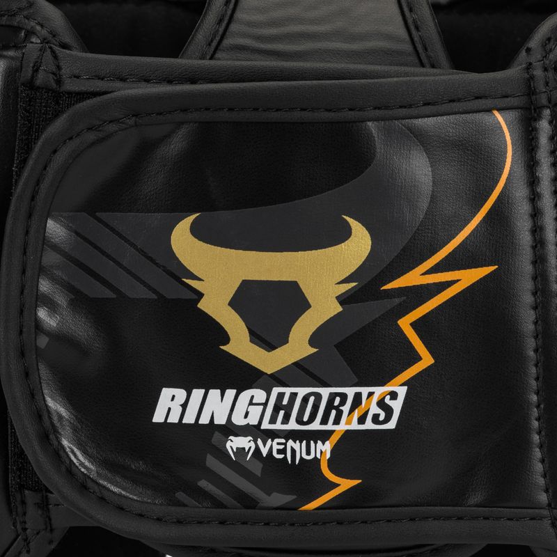 Шолом боксерський Venum Ringhorns Charger Headgear black/gold 5