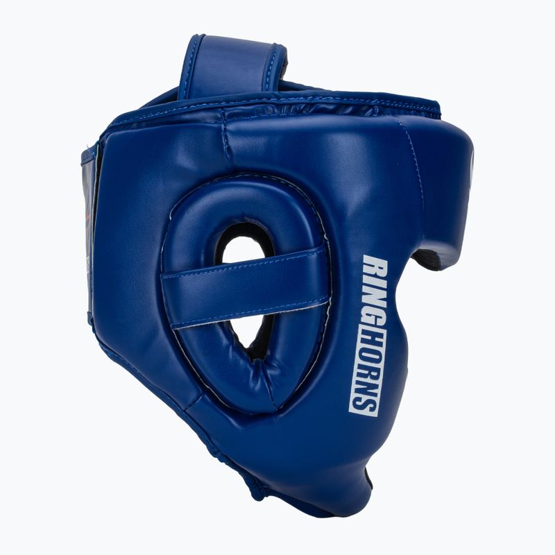 Шолом боксерський Venum Ringhorns Charger Headgear navy blue/red 2