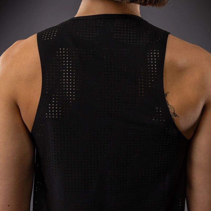 Футболка жіноча Venum Lazer Dry Tech black/yellow 6