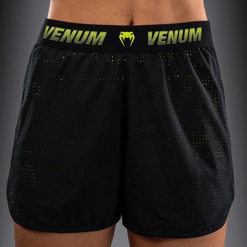 Шорти для тренувань жіночі Venum Lazer black/yellow 5