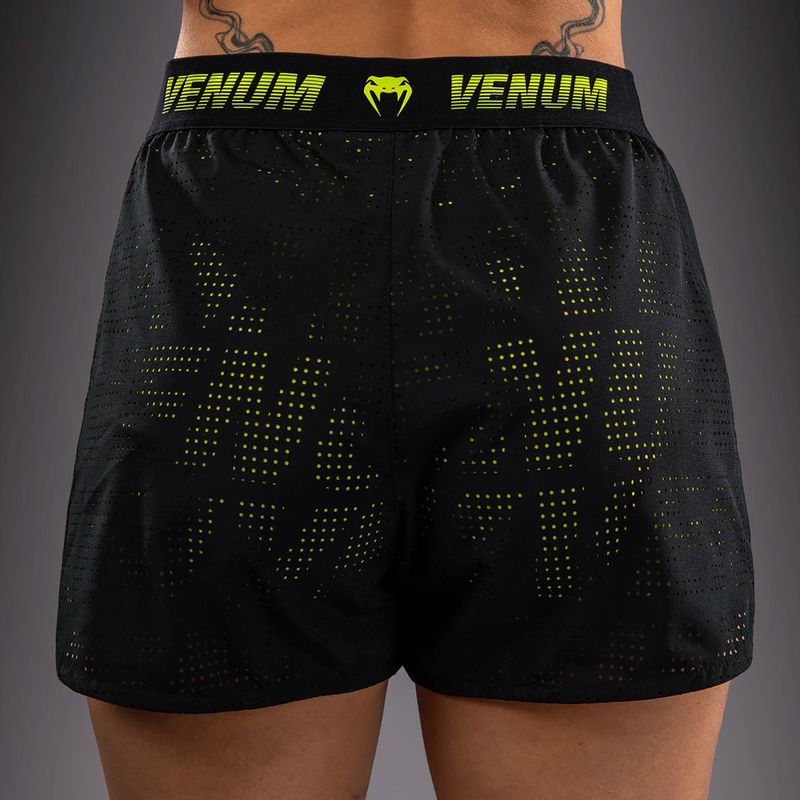 Шорти для тренувань жіночі Venum Lazer black/yellow 6