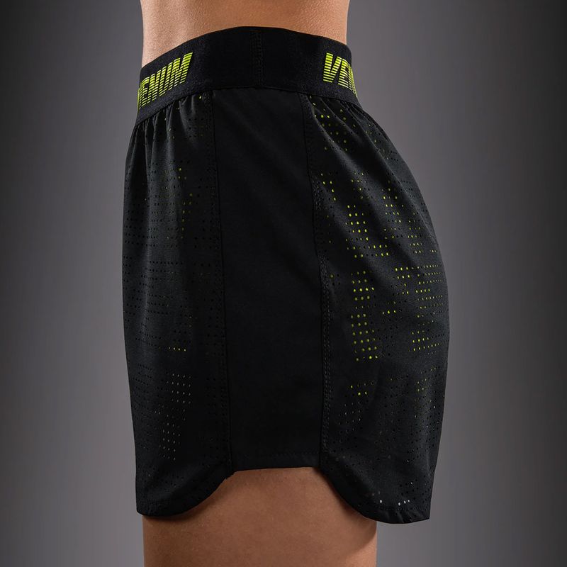 Шорти для тренувань жіночі Venum Lazer black/yellow 7