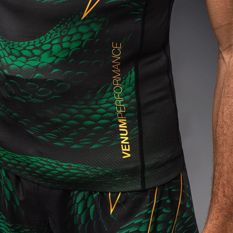 Рашгард чоловічий Venum Matupa Short Sleeve black/green/gold 6