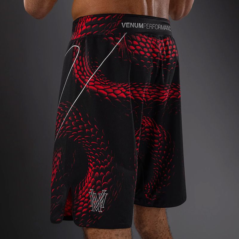 Шорти для тренувань чоловічі Venum Matupa Fightshorts black/red/silver 5