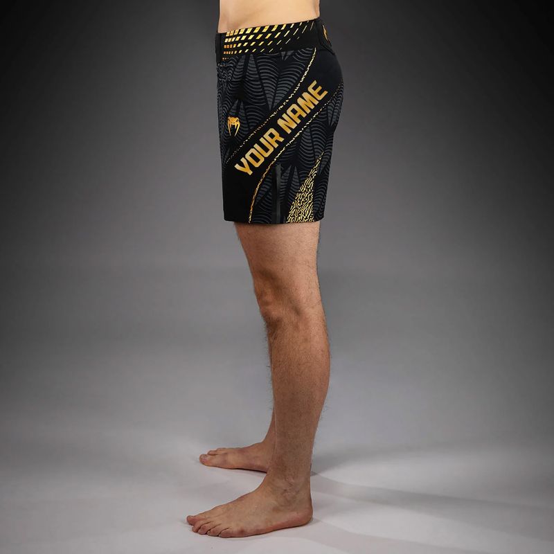 Шорти для тренувань чоловічі Venum Matupa Fightshorts black/grey/gold 6