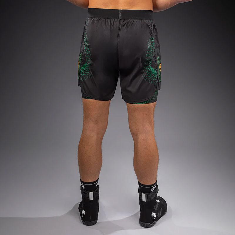 Шорти для тренувань чоловічі Venum Matupa Training black/green/gold 2