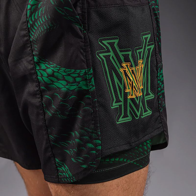 Шорти для тренувань чоловічі Venum Matupa Training black/green/gold 5