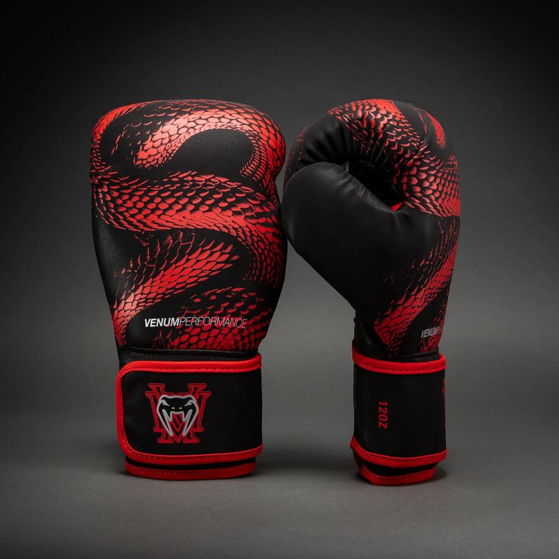 Рукавиці боксерські Venum Matupa Boxing black/red/silver 2