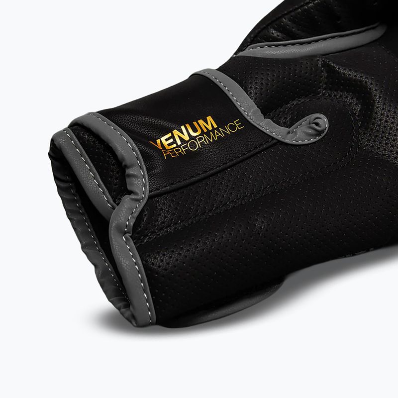 Рукавиці боксерські Venum Matupa Boxing black/grey/gold 5