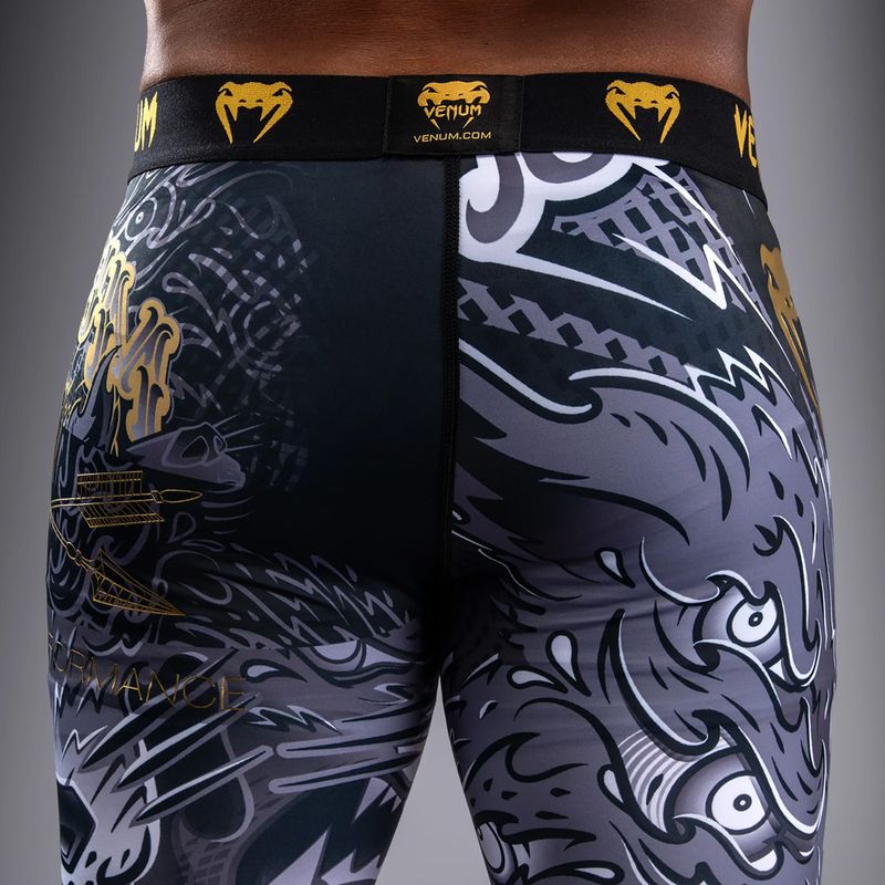 Легінси для тренувань чоловічі Venum Wolf Atak Spats black/grey 6