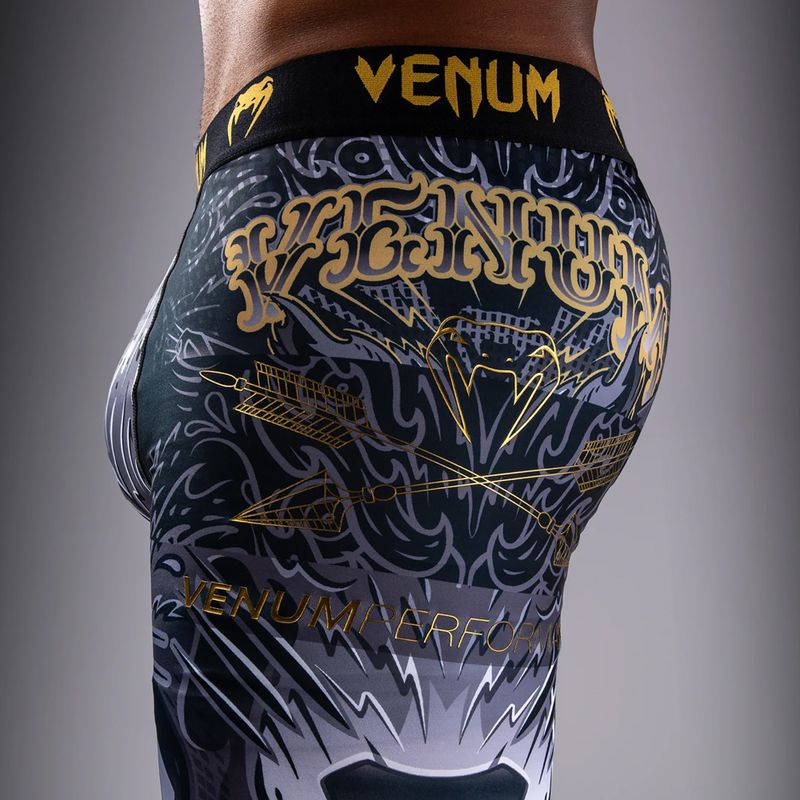 Легінси для тренувань чоловічі Venum Wolf Atak Spats black/grey 8