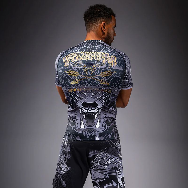 Рашгард чоловічий Venum Wolf Atak black/grey 3