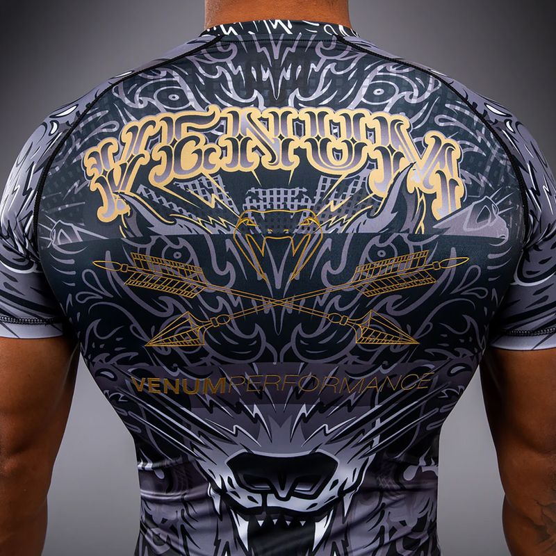 Рашгард чоловічий Venum Wolf Atak black/grey 5