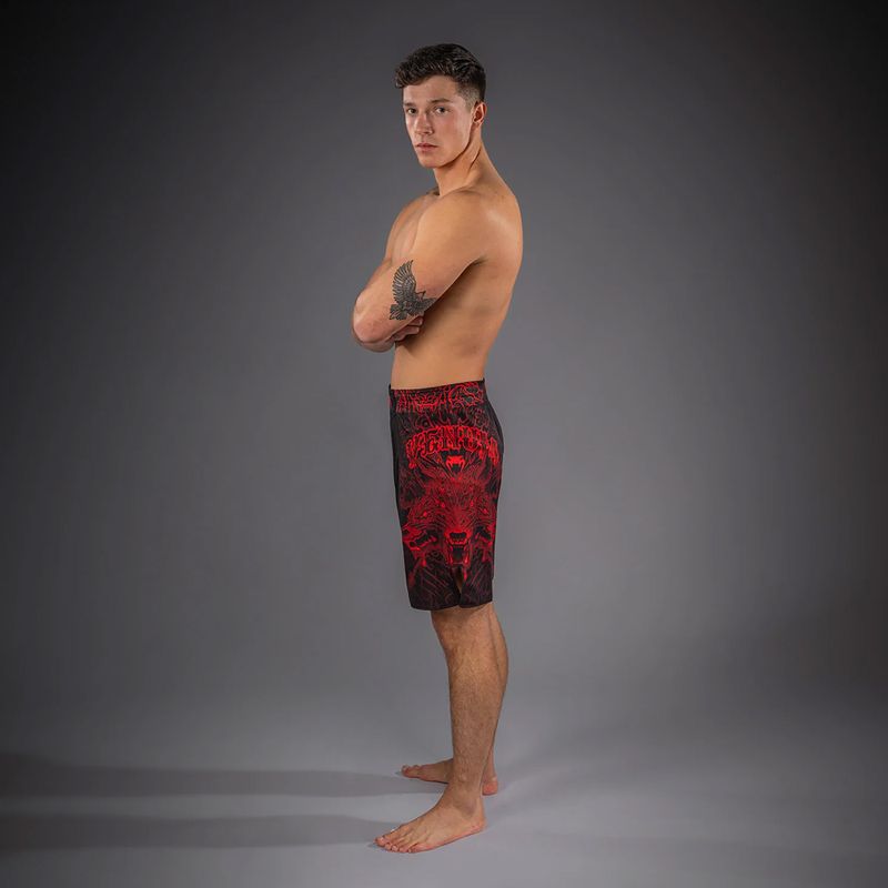 Шорти для тренувань чоловічі Venum Wolf Atak Fightshorts black/red 2