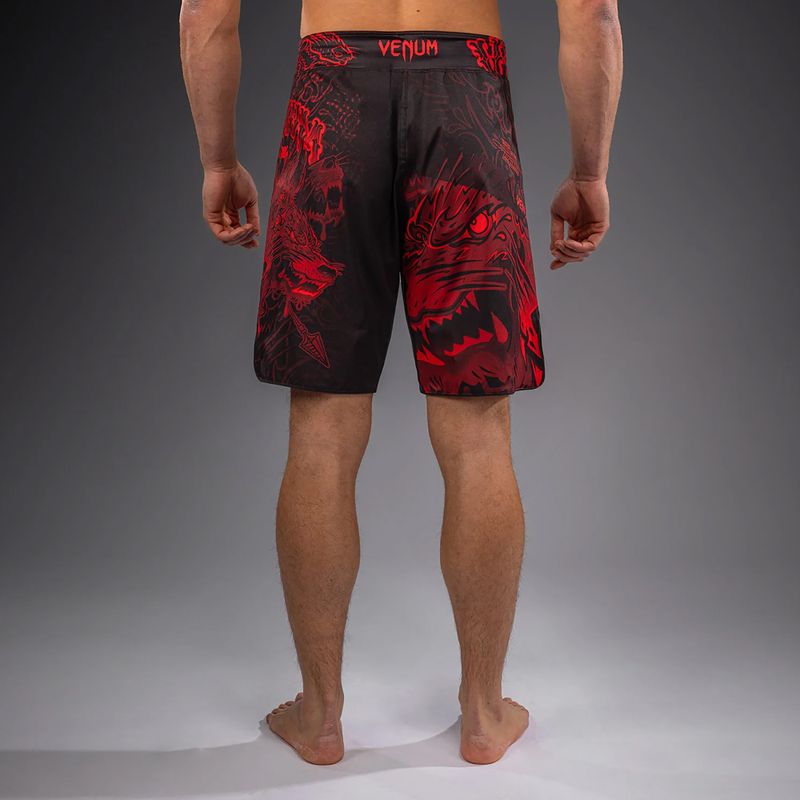 Шорти для тренувань чоловічі Venum Wolf Atak Fightshorts black/red 3