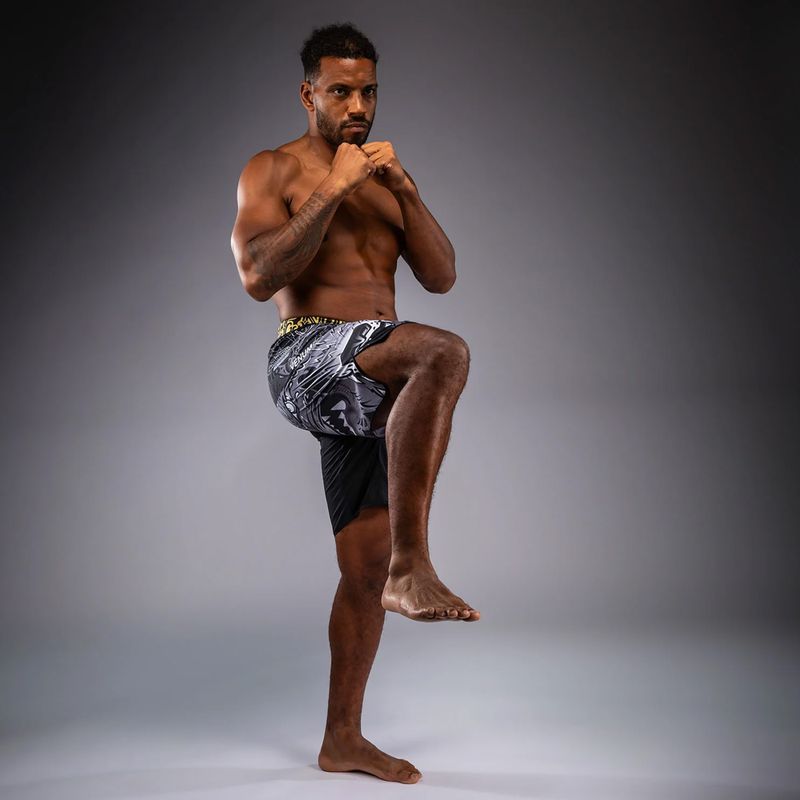 Шорти для тренувань чоловічі Venum Wolf Atak Fightshorts black/grey 2