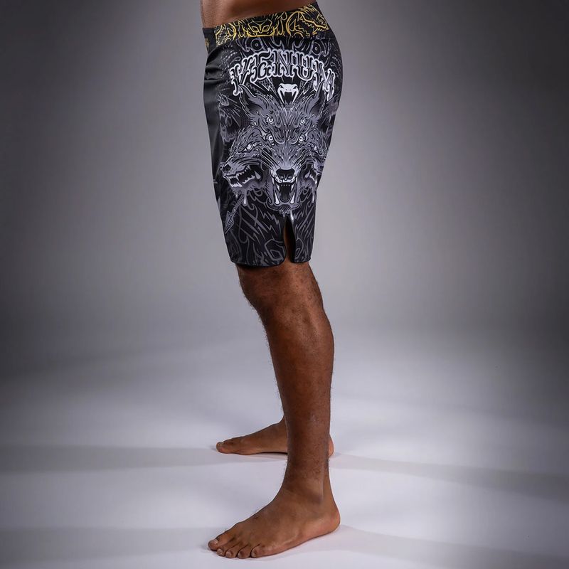 Шорти для тренувань чоловічі Venum Wolf Atak Fightshorts black/grey 5