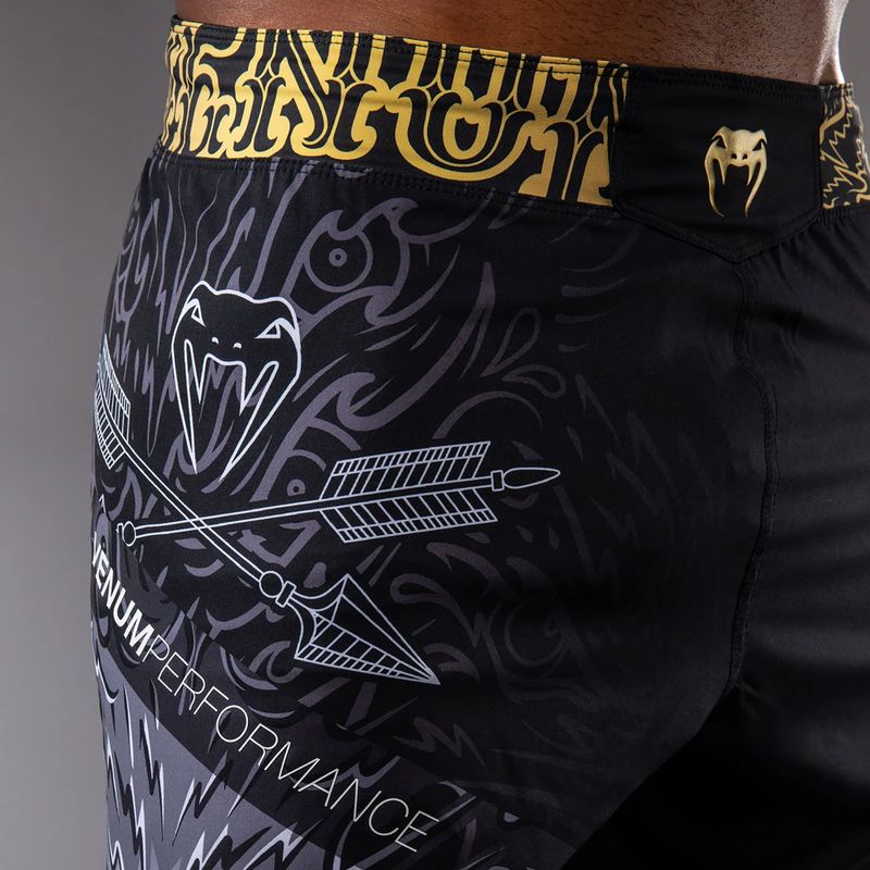 Шорти для тренувань чоловічі Venum Wolf Atak Fightshorts black/grey 6