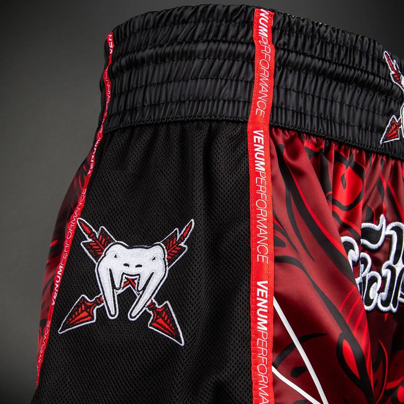 Шорти для тренувань чоловічі Venum Wolf Atak Muay Thai Shorts black/red 5