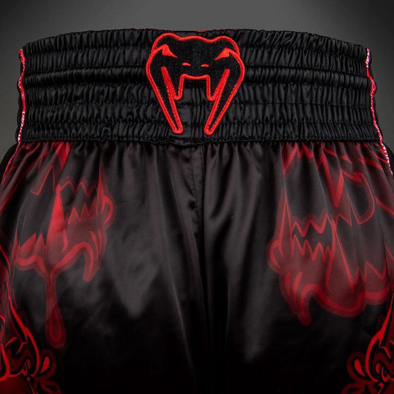 Шорти для тренувань чоловічі Venum Wolf Atak Muay Thai Shorts black/red 7
