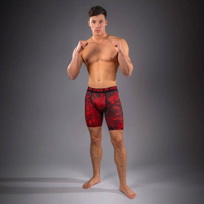 Шорти для тренувань чоловічі Venum Wolf Atak Vale Tudo Shorts black/red 2