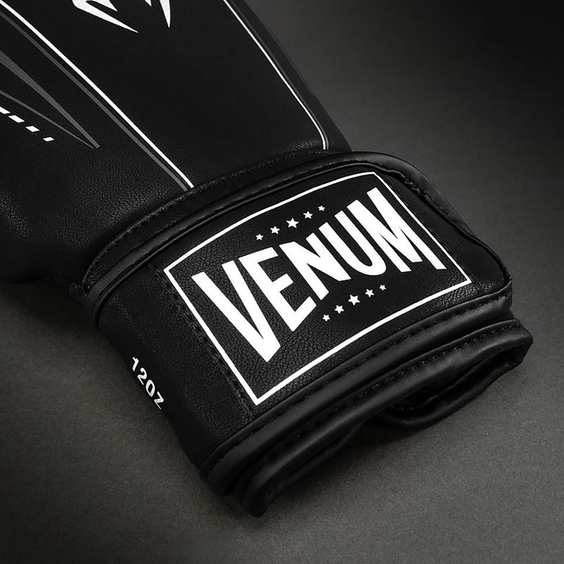 Рукавиці боксерські Venum Streamline Boxing black/white 3