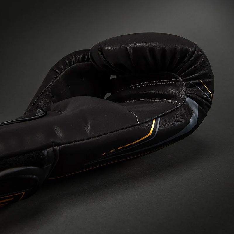 Рукавиці боксерські Venum Streamline Boxing black/gold 4