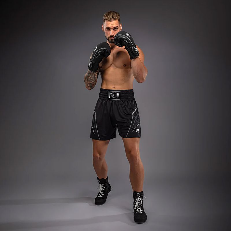 Шорти боксерські чоловічі Venum Streamline Boxing black/white 2
