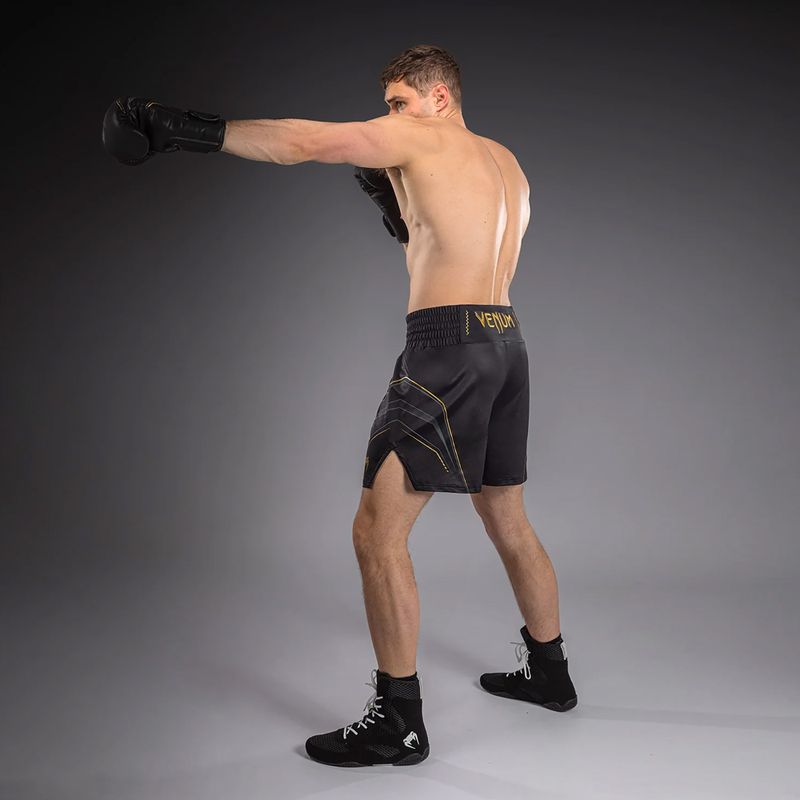 Шорти боксерські чоловічі Venum Streamline Boxing black/gold 4