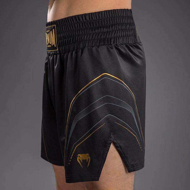 Шорти боксерські чоловічі Venum Streamline Boxing black/gold 5