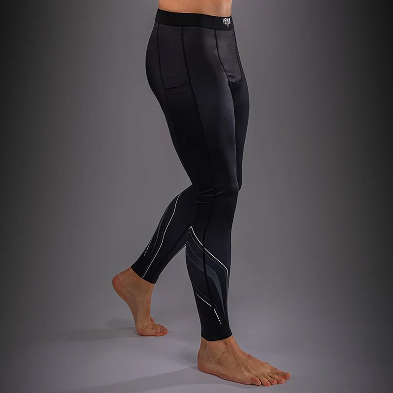 Легінси для тренувань чоловічі Venum Streamline Spats black/white 4