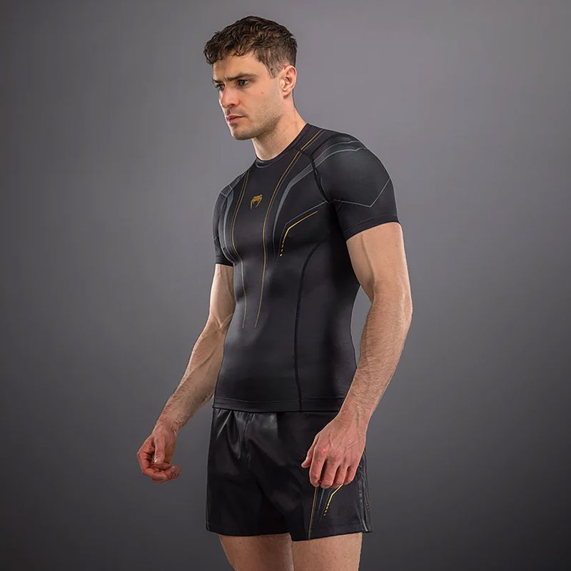 Рашгард чоловічий Venum Streamline black/gold 3