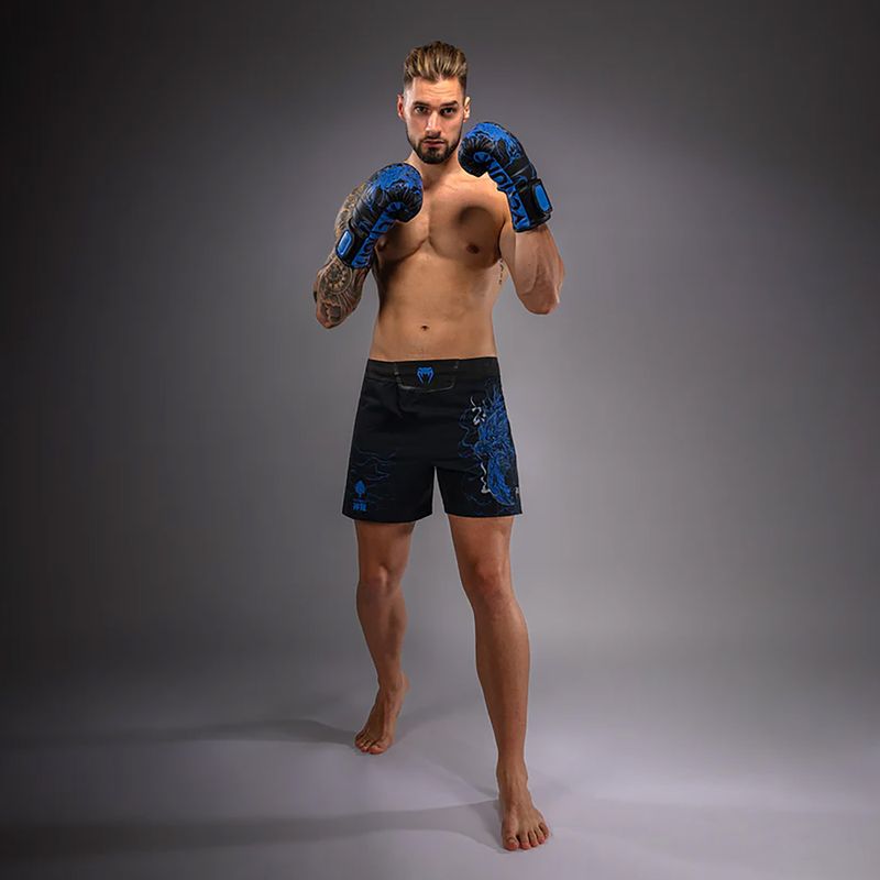 Шорти для тренувань чоловічі Venum Thunder Dragon Black/Royal Blue 2