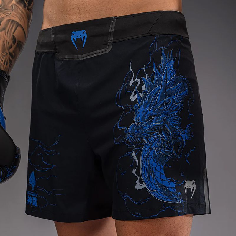 Шорти для тренувань чоловічі Venum Thunder Dragon Black/Royal Blue 6