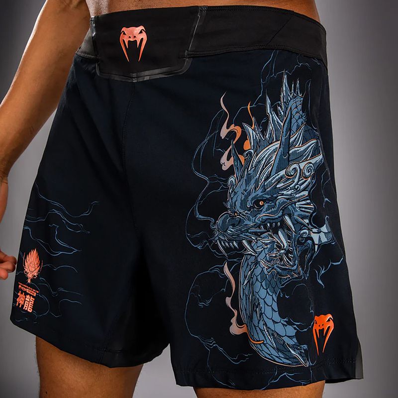 Шорти для тренувань чоловічі Venum Thunder Dragon Black/Grey/Copper 5