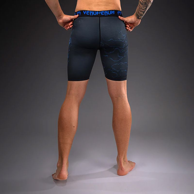 Шорти для тренувань чоловічі Venum Thunder Dragon Vale Tudo Black/Royal Blue 3
