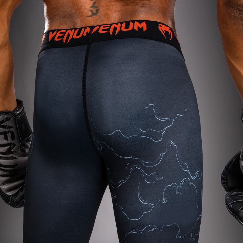 Шорти для тренувань чоловічі Venum Thunder Dragon Vale Tudo Black/Grey/Copper 9