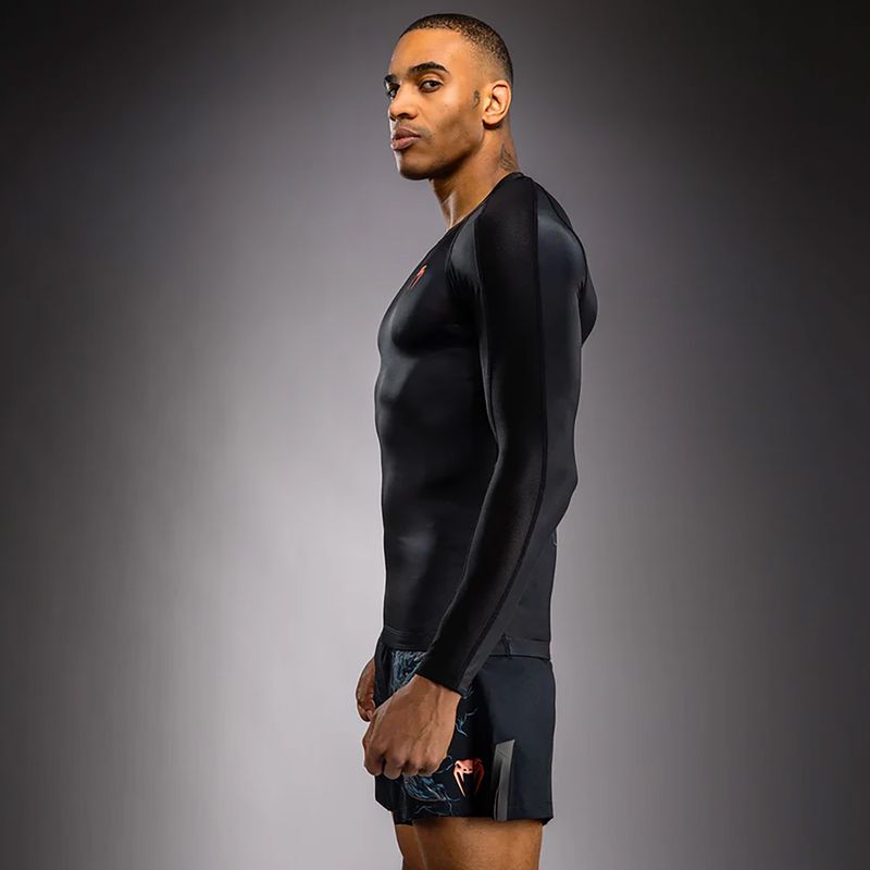 Рашгард з довгим рукавом Venum Thunder Dragon black/grey/copper 4