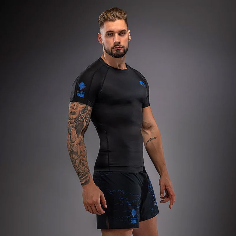 Рашгард Venum Thunder Dragon black/royal blue 3