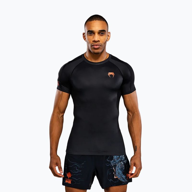 Чоловічий рашгард Venum Thunder Dragon black/grey/copper