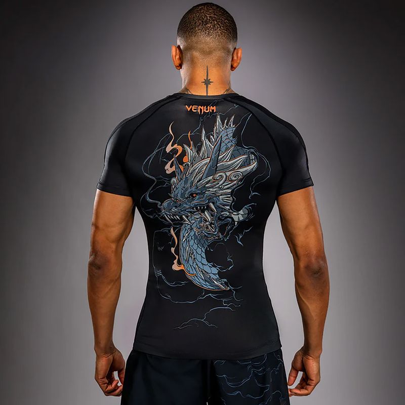 Рашгард чоловічий Venum Thunder Dragon black/grey/copper 2