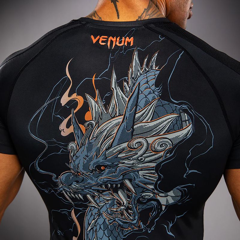 Рашгард чоловічий Venum Thunder Dragon black/grey/copper 7