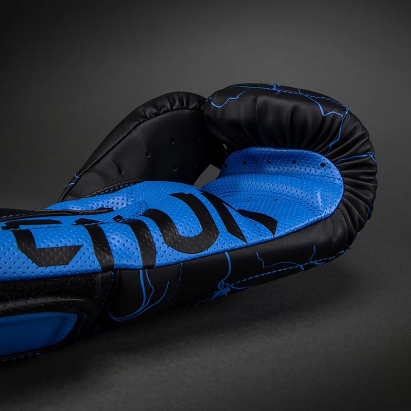 Рукавиці боксерські Venum Thunder Dragon Boxing black/royal blue 5