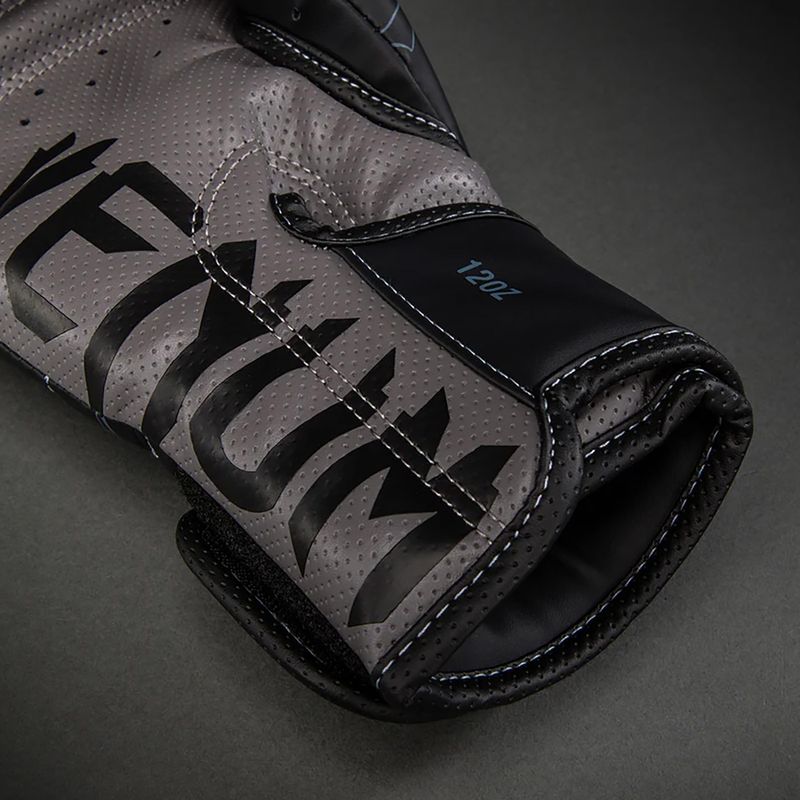 Рукавиці боксерські Venum Thunder Dragon Boxing black/grey/copper 4
