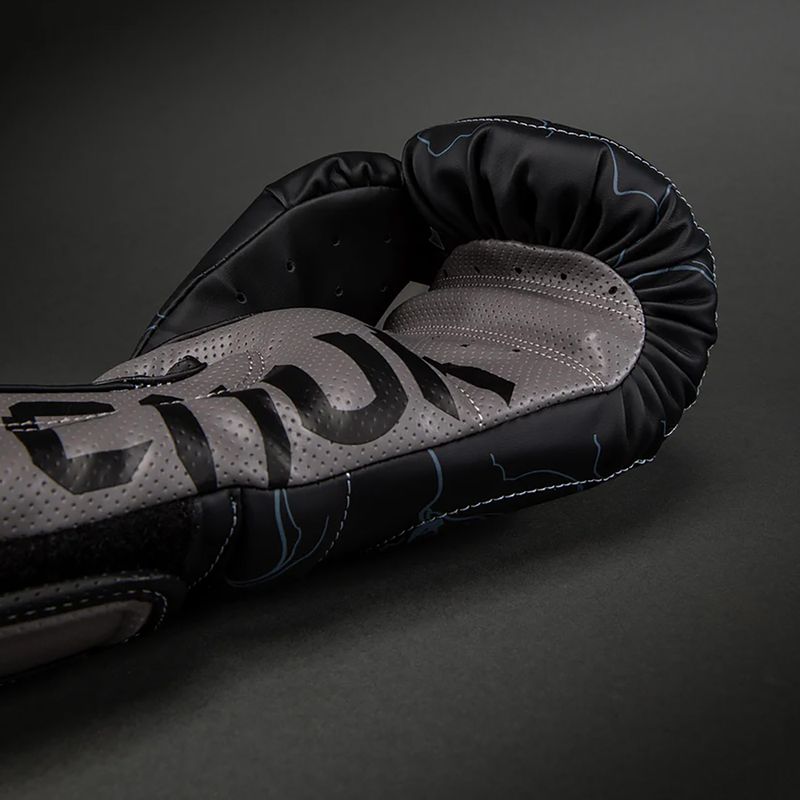 Рукавиці боксерські Venum Thunder Dragon Boxing black/grey/copper 5