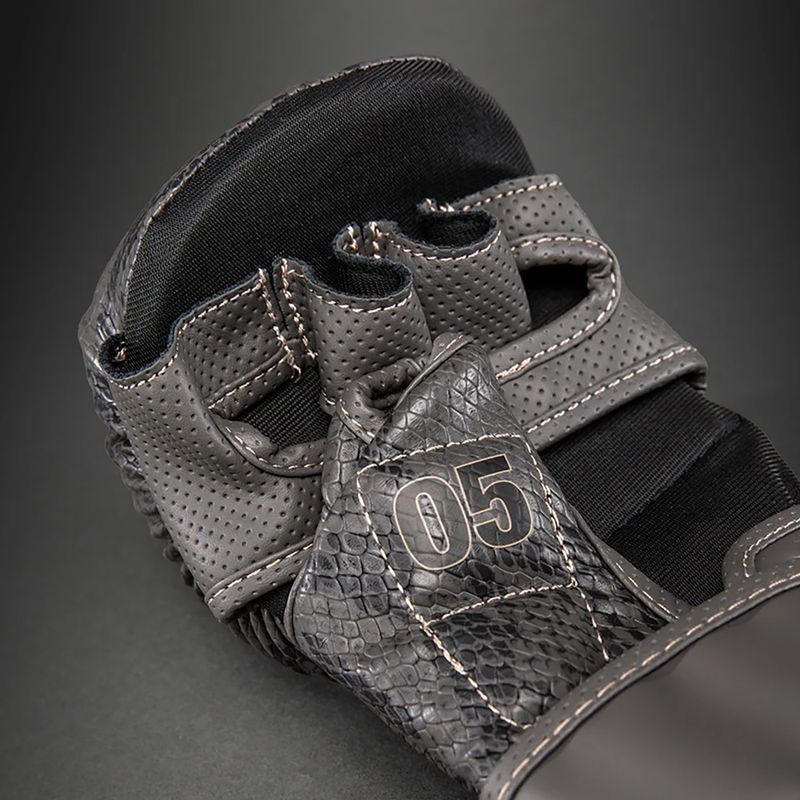 Рукавиці спарингові Venum Impact Evo Scales MMA Sparring dark grey 4