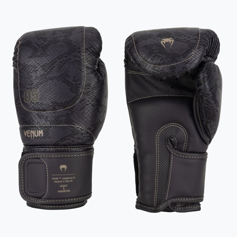 Рукавиці боксерські Venum Impact Evo Scales Boxing dark purple