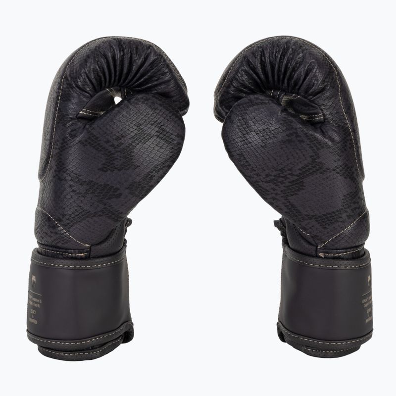 Рукавиці боксерські Venum Impact Evo Scales Boxing dark purple 4